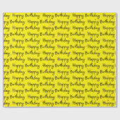 Cadeau Joyeux Confetti d'anniversaire sur papier d'envelo (Plat)