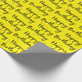 Cadeau Joyeux Confetti d'anniversaire sur papier d'envelo (Coin)