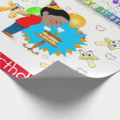 Cadeau Joyeux Enveloppement d'Anniversaire Papier Garçon (Coin)