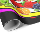 Cadeau Joyeux gâteau au papier à papier à envelopper d'an (Coin rond)