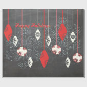 Cadeau Joyeux Jours de Noël Tableau noir papier d'envelop (Plat)