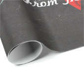 Cadeau Joyeux Jours de Noël Tableau noir papier d'envelop (Coin rond)