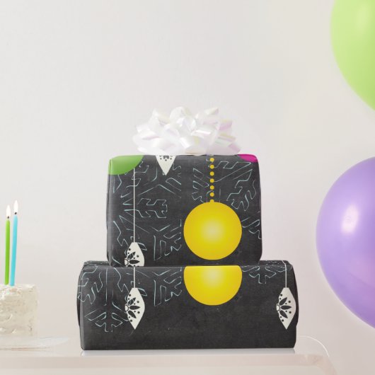 Cadeau Joyeux Jours de Noël Tableau noir papier d'envelop (Cadeaux de fête)
