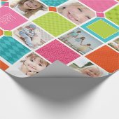 Cadeau Joyeux Joyful Photo Wrapper Papier (Coin)