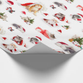 Cadeau Joyeux Kittens de Noël 2 papier d'enveloppement (Coin)