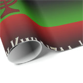 Cadeau Joyeux Kwanzaa bougies enveloppant papier (Coin rond)