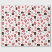 Cadeau Joyeux Motif d'anniversaire en papier d'enveloppem (Plat)