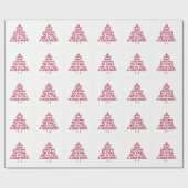 Cadeau Joyeux Noël à Y'All Wrapper Papier (Plat)