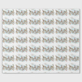 Cadeau Joyeux Noël Gnome Papier d'enveloppement (Plat)