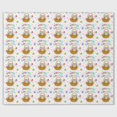 Cadeau Joyeux Panier de Pâques enveloppant papier (Plat)