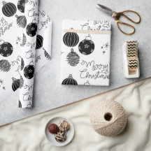 Joyeux papier d'emballage de Noël