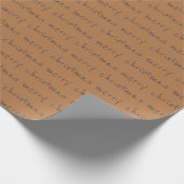 Cadeau joyeux papier d'emballage de noël (Coin)