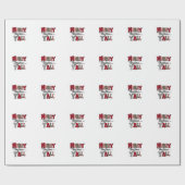 Cadeau Joyeux papier d'emballage de Noël (Plat)