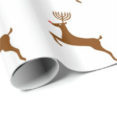 Cadeau Joyeux papier d'emballage heureux (Coin rond)