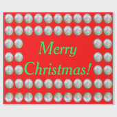 Cadeau Joyeux papier d'emballage Noël 2 (Plat)