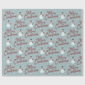 Cadeau Joyeux papier d'enneigement de Noël (Plat)