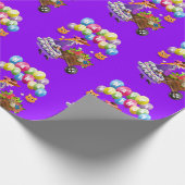 Cadeau Joyeux papier d'enveloppement d'anniversaire Victo (Coin)