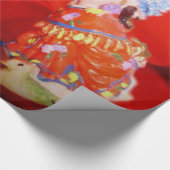 Cadeau Joyeux papier d'enveloppement de couple marié (Coin)