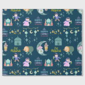 Cadeau Joyeux papier d'enveloppement de l'Aïd al-Fitr Mou (Plat)