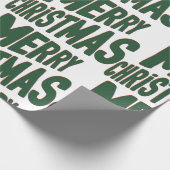 Cadeau Joyeux papier d'enveloppement de Noël (Coin)