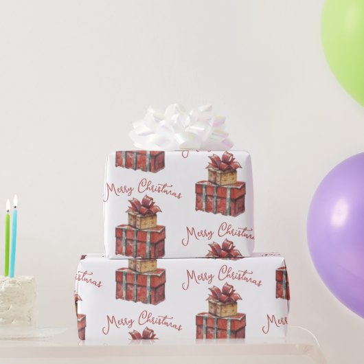 Cadeau Joyeux papier d'enveloppement de Noël (Cadeaux de fête)