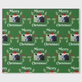 Cadeau Joyeux papier d'enveloppement de Noël (Plat)