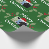 Cadeau Joyeux papier d'enveloppement de Noël (Coin)