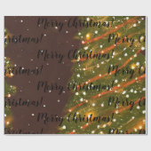 Cadeau Joyeux papier d'enveloppement de Noël (Plat)