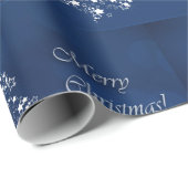 Cadeau Joyeux papier d'enveloppement de Noël (Coin rond)