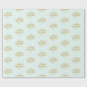 Cadeau Joyeux papier d'enveloppement de Noël (Plat)