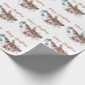 Cadeau Joyeux papier d'enveloppement de Noël (Coin)