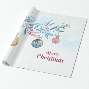 Cadeau Joyeux papier d'enveloppement de Noël