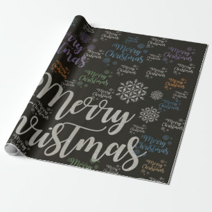 Cadeau Joyeux papier d'enveloppement de Noël