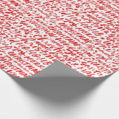 Cadeau Joyeux papier d'enveloppement de Noël (Coin)