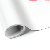 Cadeau Joyeux papier d'enveloppement de Noël (Coin rond)