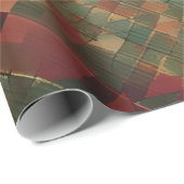 Cadeau Joyeux papier d'enveloppement de Noël (Coin rond)