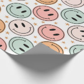 Cadeau Joyeux papier d'enveloppement du visage (Coin)