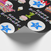 Cadeau Joyeux Premier Anniversaire Ballons Papier Envelop (Coin)