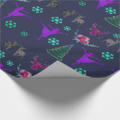 Cadeau Joyeux Vacances Papier brillant (Coin)