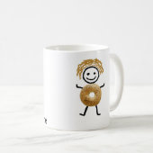 Cadeau juif - tasse de Coffe d'enfant de bagel (Devant droit)