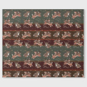 Cadeau Jumping Jackalope Noël Enveloppement Papier (Plat)