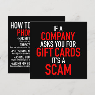 Cadeau Kaart Scam - Scam Preventie