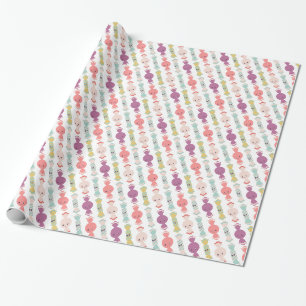 Cadeau Kawaii Souriant bonbon papier enveloppant