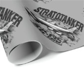 Cadeau KC-135 Papier d'enveloppement Stratotanker (Coin rond)