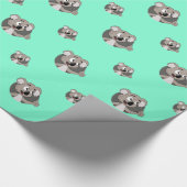 Cadeau Koala ours dessin animé Papier d'enveloppement (Coin)