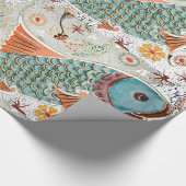 Cadeau Koi Fish Art , Papier à envelopper (Coin)