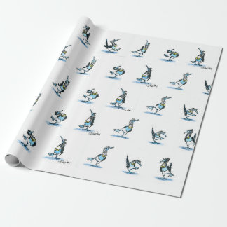 Cadeau La Danse du papier d'enveloppement de la boobie pi