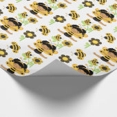 Cadeau La fille d'Afro-américain gaffent le papier (Coin)