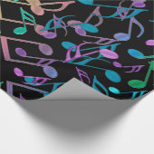 Cadeau La grande musique note le papier d'emballage 4 (Coin)