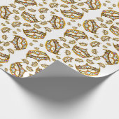 Cadeau La reine de l'or de coeurs couronne le papier (Coin)